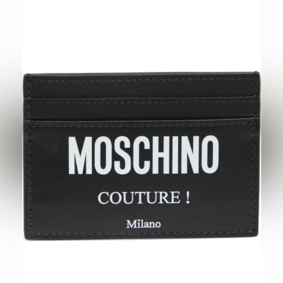 Moschino Other - MOSCHINO Leather Card Case